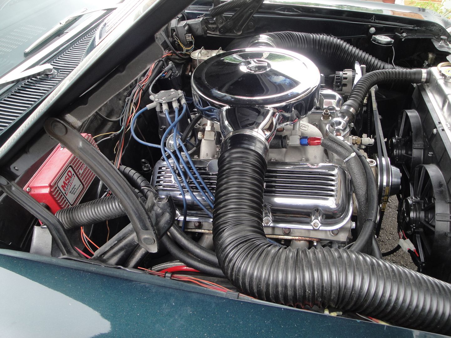 thermostat housing hits temp sending unit Team Chevelle